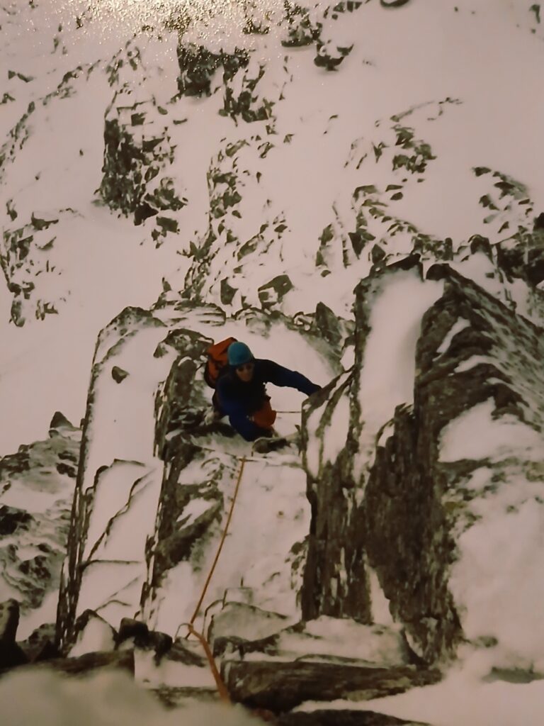 Beklimming Castle Ridge op de Ben Nevis winter 1997