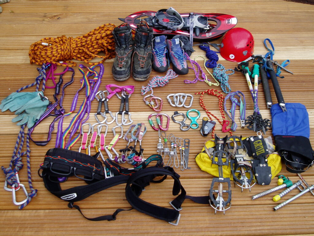 Bergsport materiaal 2005